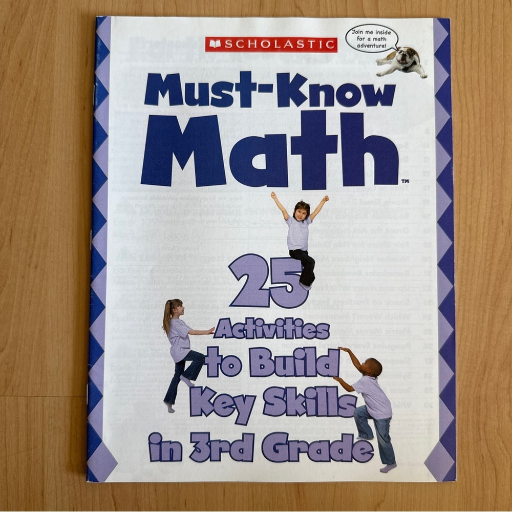 NEW Scholastic Must-Know Math: 25 Activities to Build Key Skills in 3rd Grade